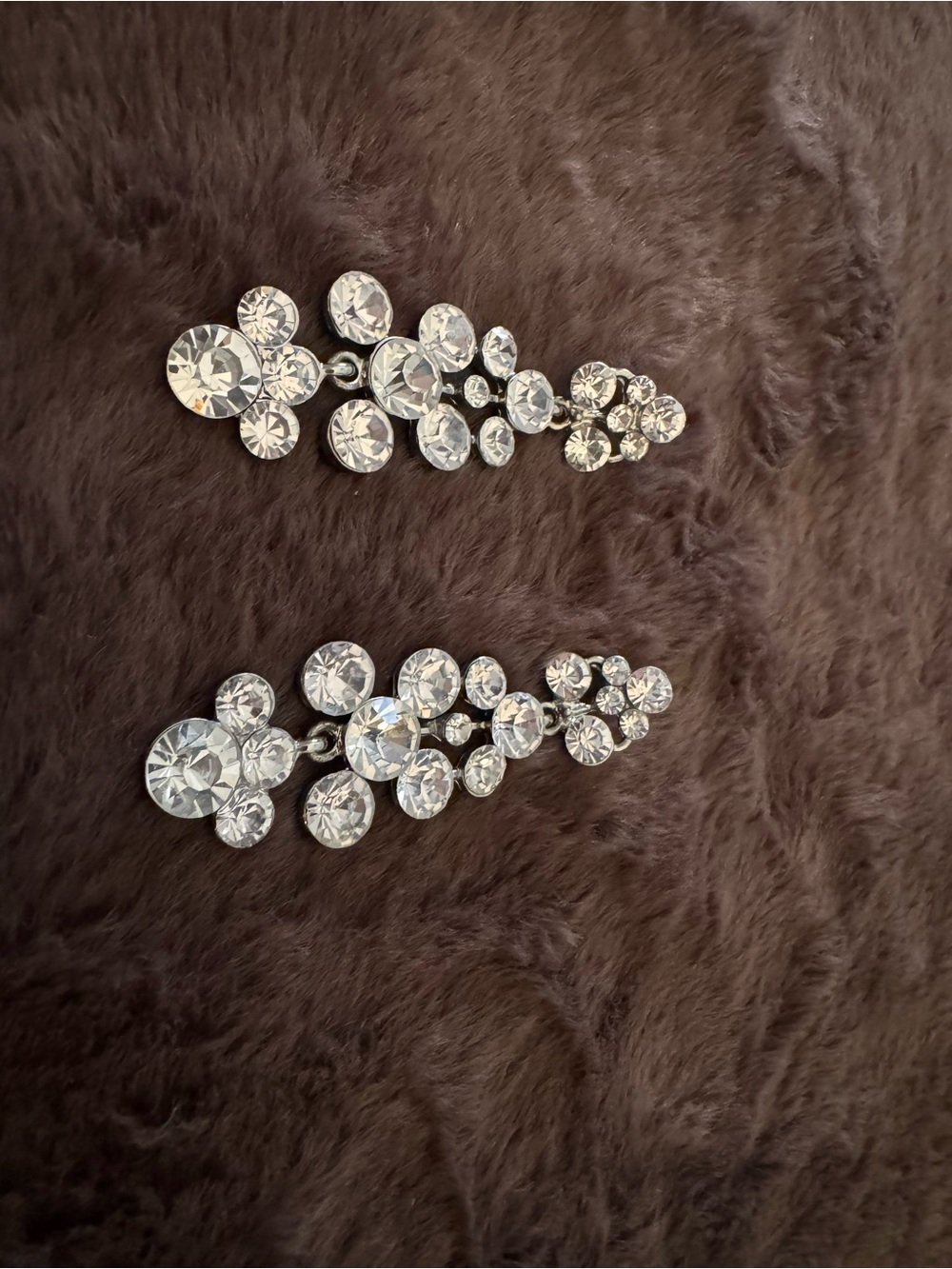 Dazzling Clear Crystal Cascade Drop Earrings